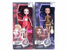 9inch Solid Body Doll Set(2S) toys