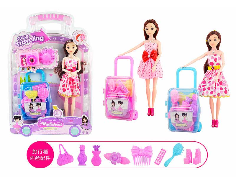 11.5inch Solid Body Doll Set(2S) toys