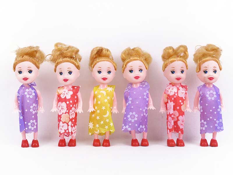 3inch Solid Body Doll(6in1) toys