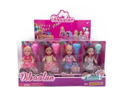 4.5inch Solid Body Doll Set 20 in 1