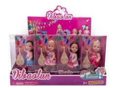 4.5inch Solid Body Doll Set 20 in 1 toys