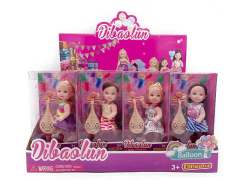 4.5inch Solid Body Doll Set 20 in 1 toys