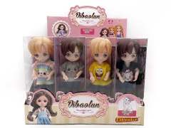 6inch Solid Body Doll Set 16 in 1