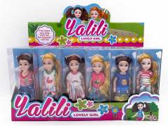 6inch Solid Body Doll Set 24 in 1