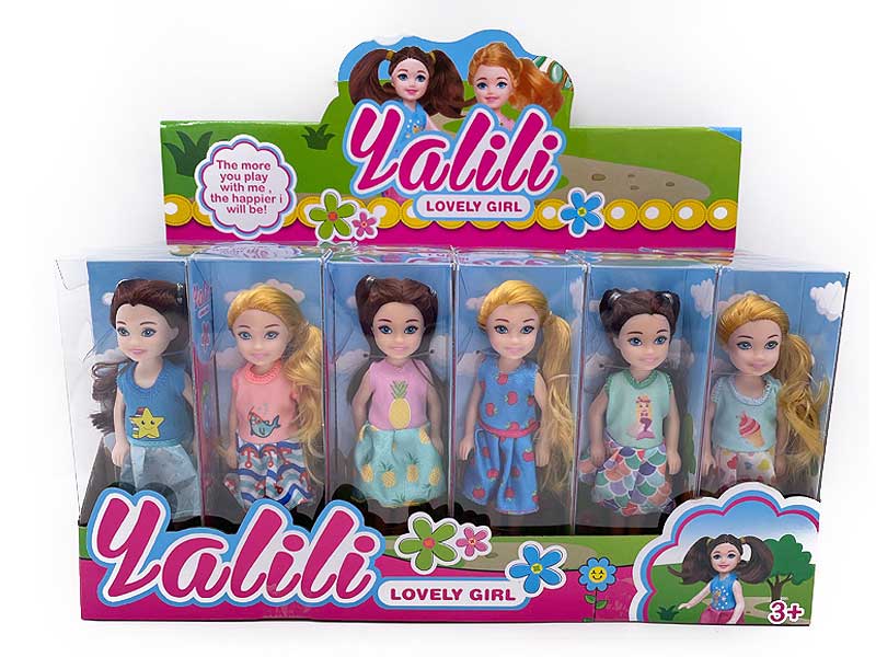 6inch Solid Body Doll Set 24 in 1 toys