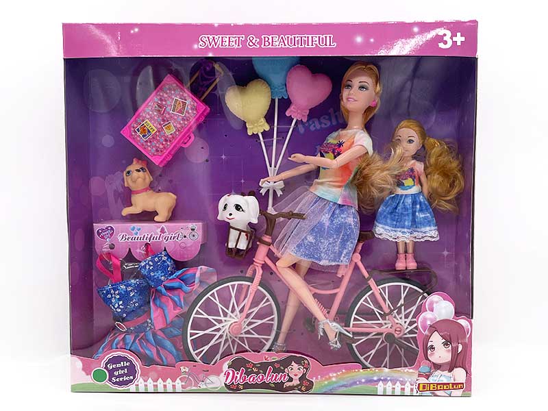 6inch Solid Body Doll Set toys