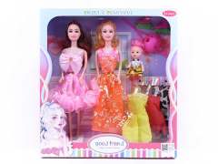 11.5inch Solid Body Doll Set(2in1) toys