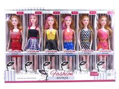 11inch Solid Body Doll(12in1) toys