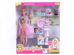 11inch Solid Body Doll Set toys