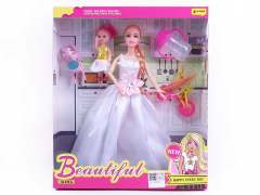 11inch Solid Body Doll Set toys