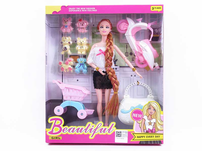 11inch Solid Body Doll Set toys