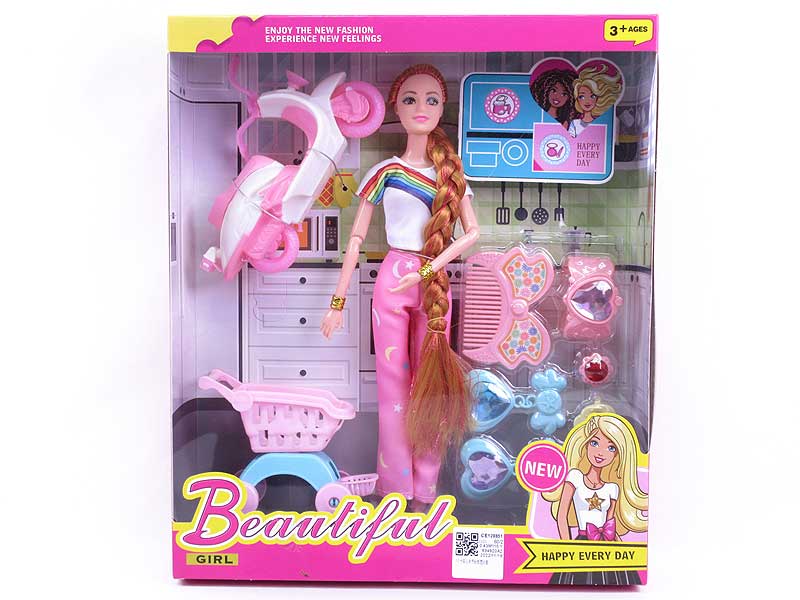 11inch Solid Body Doll Set toys