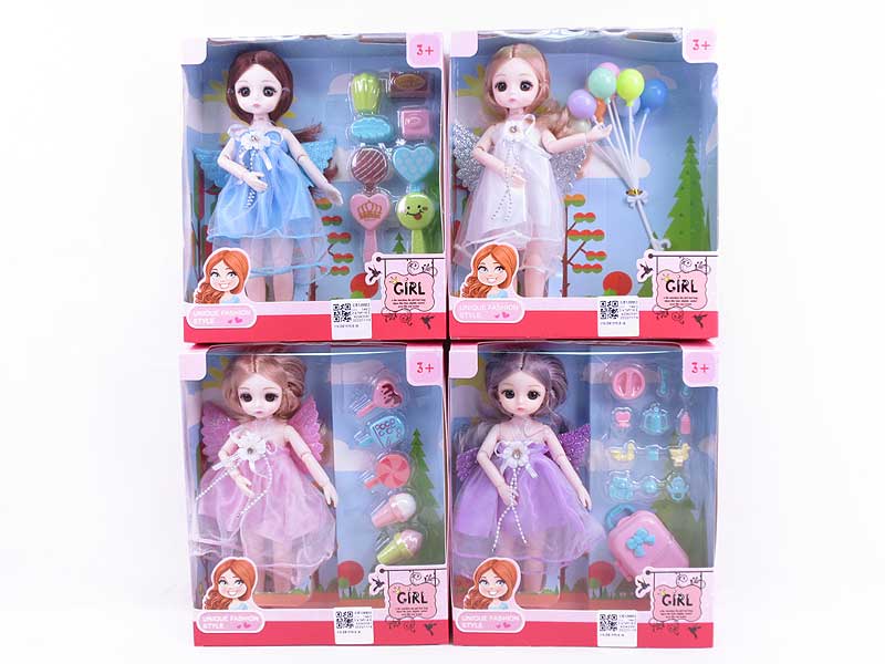 9inch Solid Body Doll Set(4S) toys