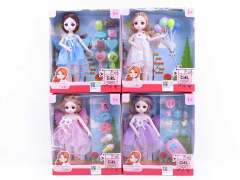 9inch Solid Body Doll Set(4S)