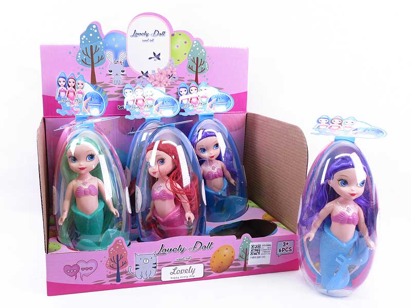 6inch Mermaid Set(6in1) toys