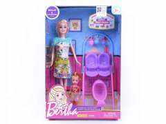 11inch Solid Body Doll Set toys