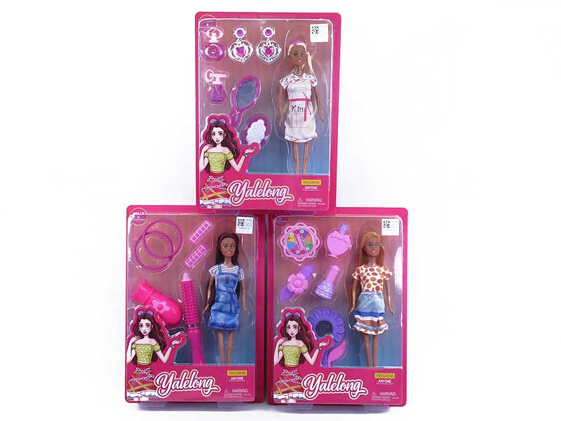 11inch Solid Body Doll Set(3S) toys