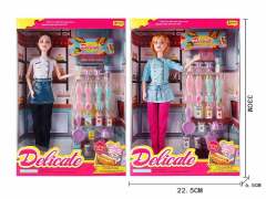 11.5inch Solid Body Doll Set(2S) toys