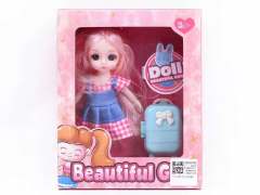 6inch Solid Body Doll Set toys