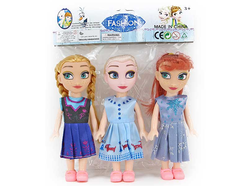 6inch Solid Body Doll(3in1) toys