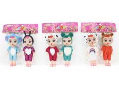 6inch Solid Body Doll(2in1) toys