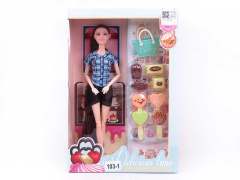 11inch Solid Body Doll Set toys