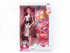 11inch Solid Body Doll Set