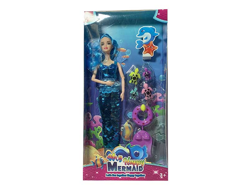 11inch Solid Body Mermaid Set toys