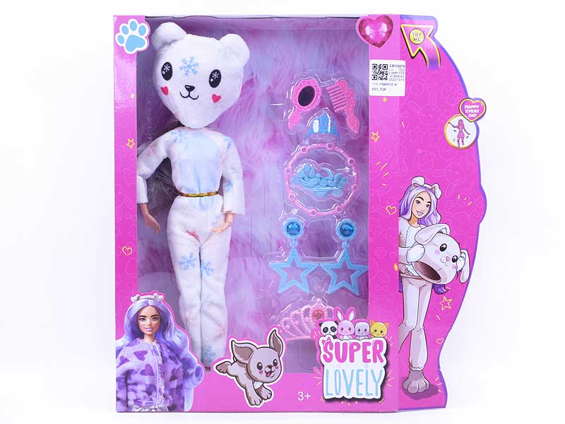 11.5inch Solid Body Doll Set(2S) toys