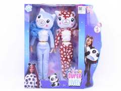 11.5inch Solid Body Doll(2in1) toys