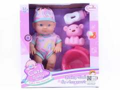 9inch Solid Body Doll Set toys