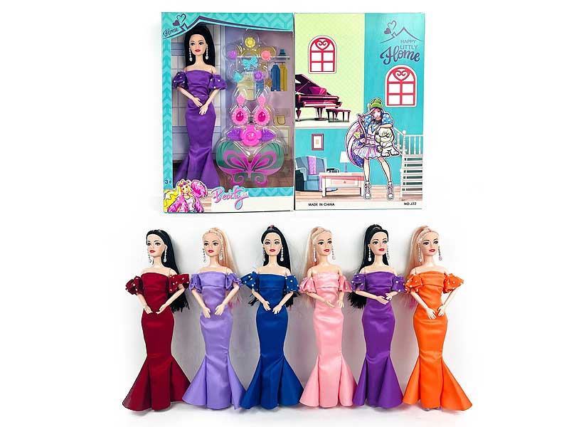 11inch Solid Body Doll Set(6C) toys