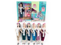 11inch Solid Body Doll Set(6C) toys