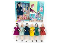 11inch Solid Body Doll Set(6C) toys