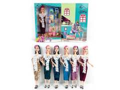 11inch Solid Body Doll Set(6C) toys