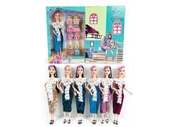 11inch Solid Body Doll Set(6C)