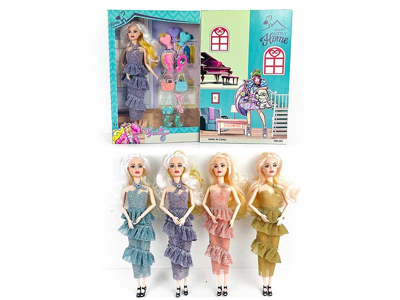 11inch Solid Body Doll Set toys