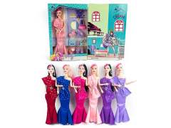 11inch Solid Body Doll Set toys