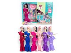 11inch Solid Body Doll Set toys