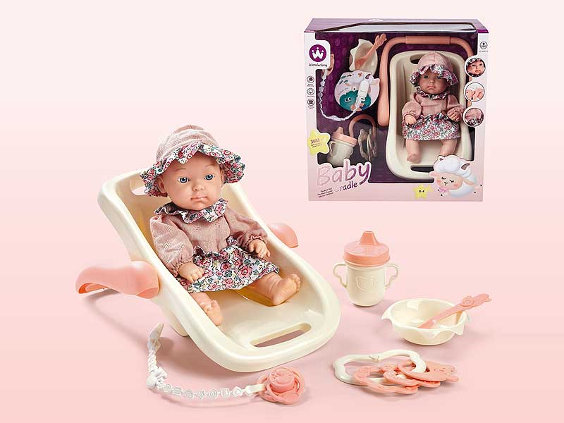 9inch Moppet Set & Cradle toys