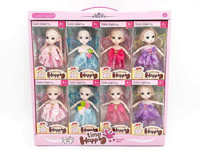 6inch Solid Body Doll(8in1) toys