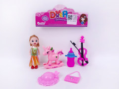 3.5inch Solid Body Doll Set toys