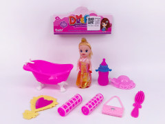 3.5inch Solid Body Doll Set toys