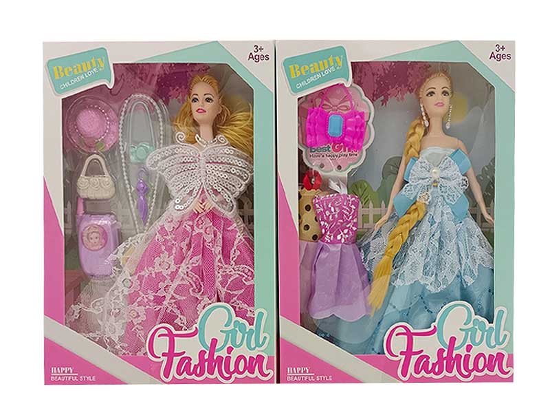 11.5inch Solid Body Doll Set(2S) toys