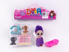 3.5inch Solid Body Doll Set toys