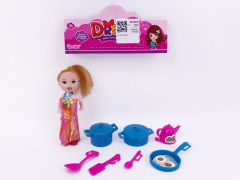 3.5inch Solid Body Doll Set toys