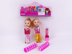 3.5inch Solid Body Doll Set(2in1) toys