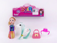 3.5inch Solid Body Doll Set toys