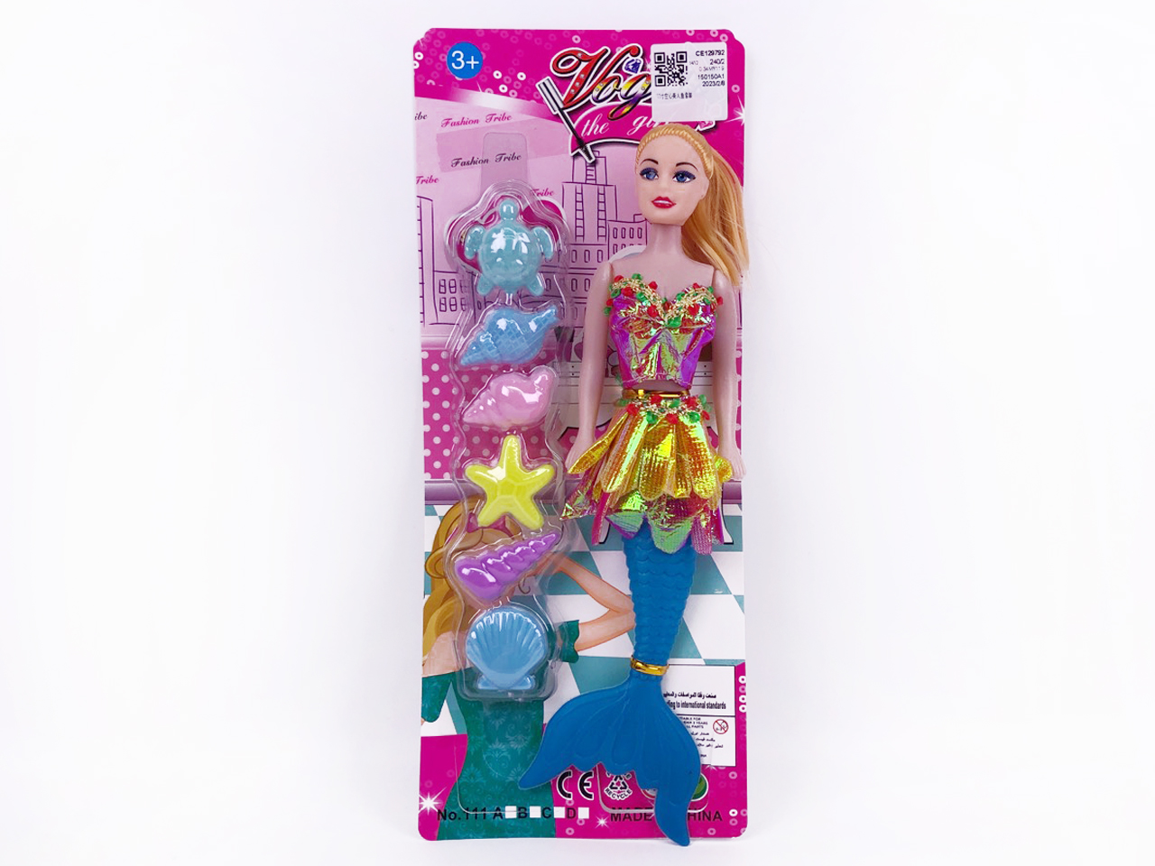 11inch Empty Body Mermaid Set toys