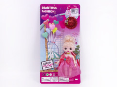 6inch Solid Body Doll Set toys